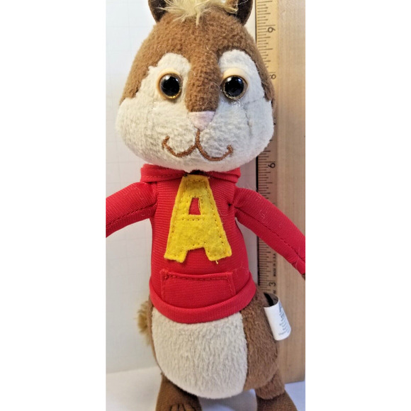 Alvin and the Chipmunks Plush 9” Chipmunk 2008 Movie - Picture 5 of 5